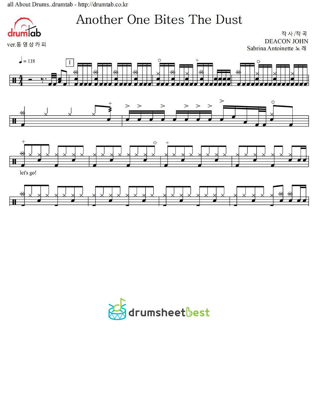 Another One Bites The Dust preview page 1