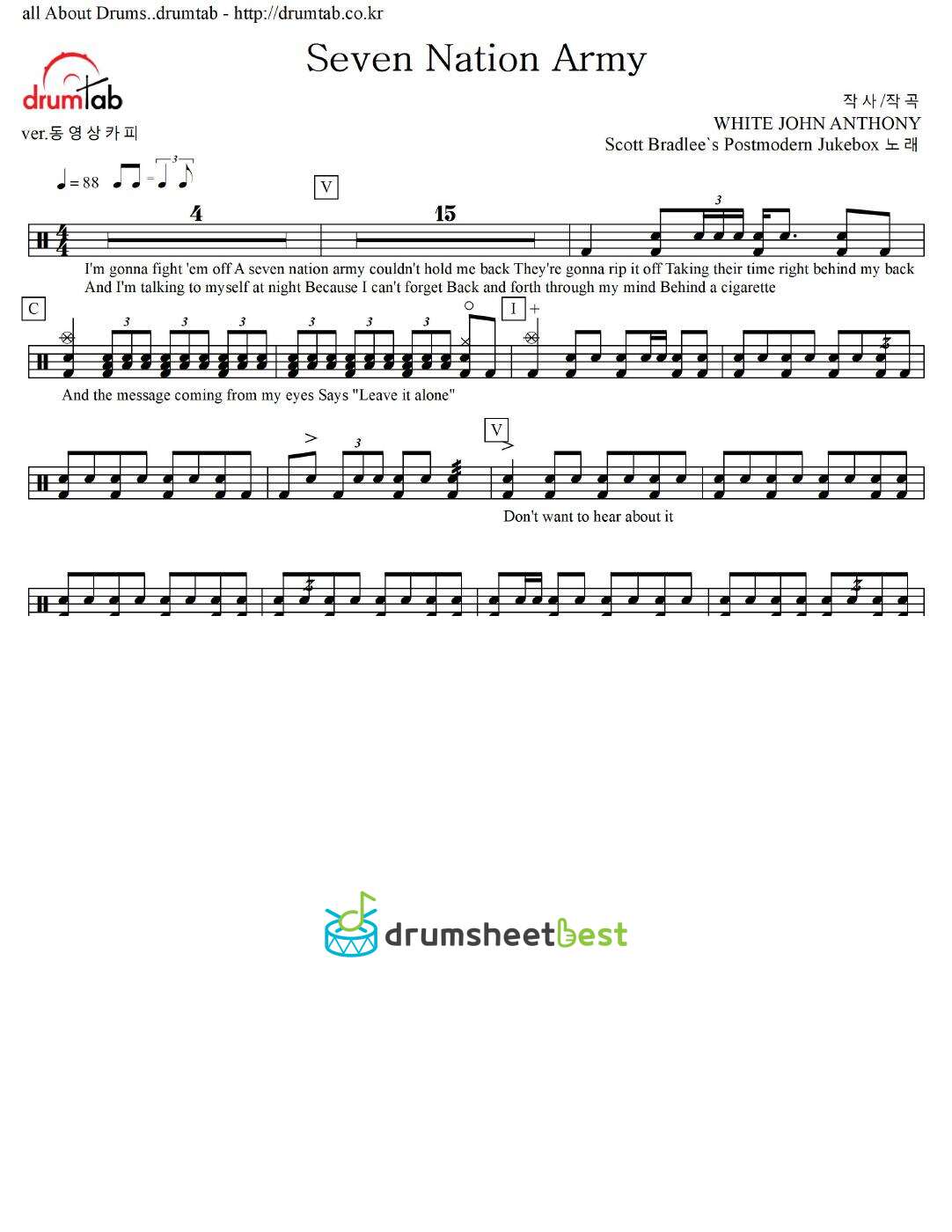 Seven Nation Army preview page 1