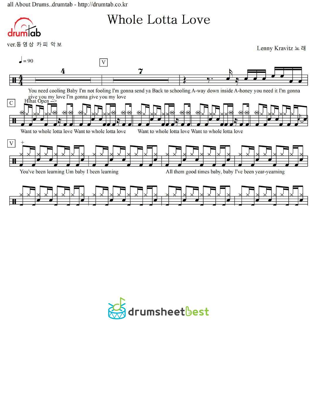 Whole Lotta Love preview page 1