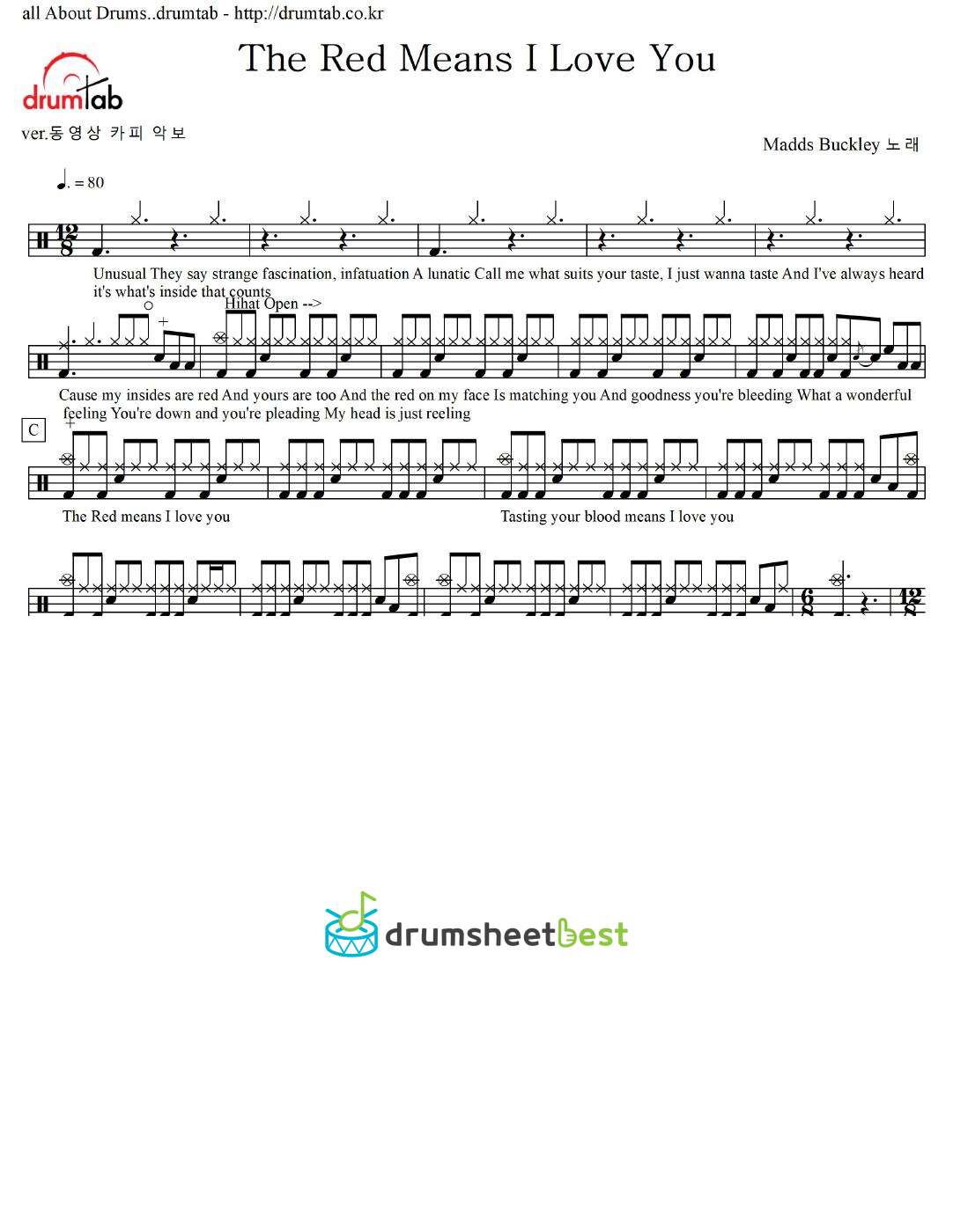 The Red Means I Love You preview page 1