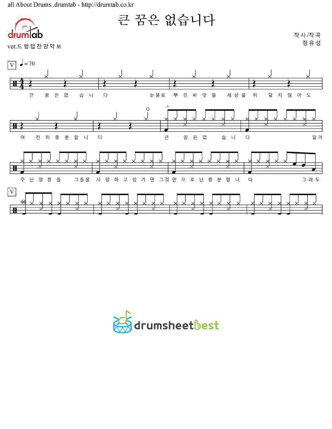 큰 꿈은 없습니다 preview page 1