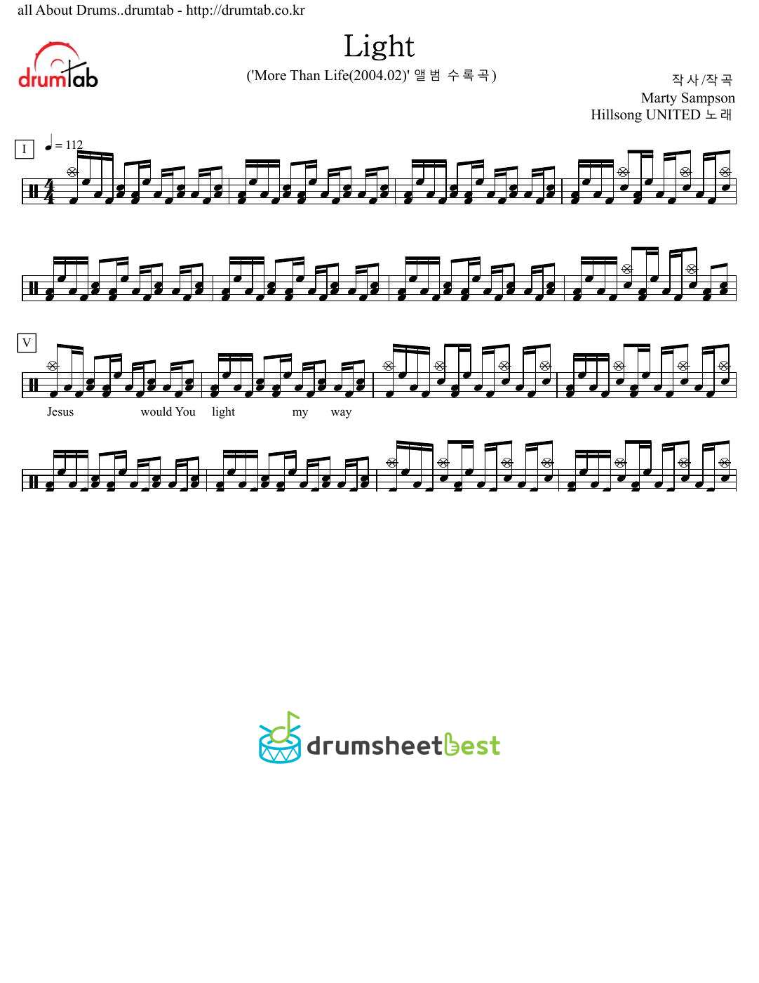 Light(예수 나의 삶의 빛) preview page 1