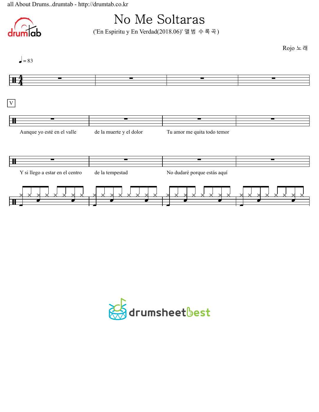 No Me Soltaras preview page 1