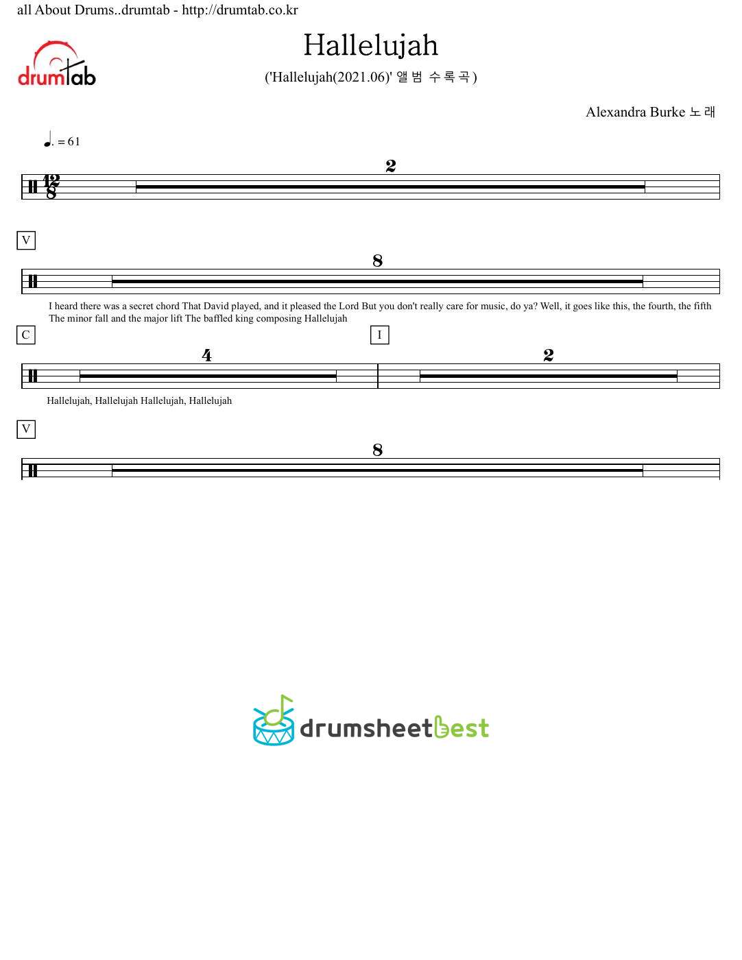 Hallelujah preview page 1