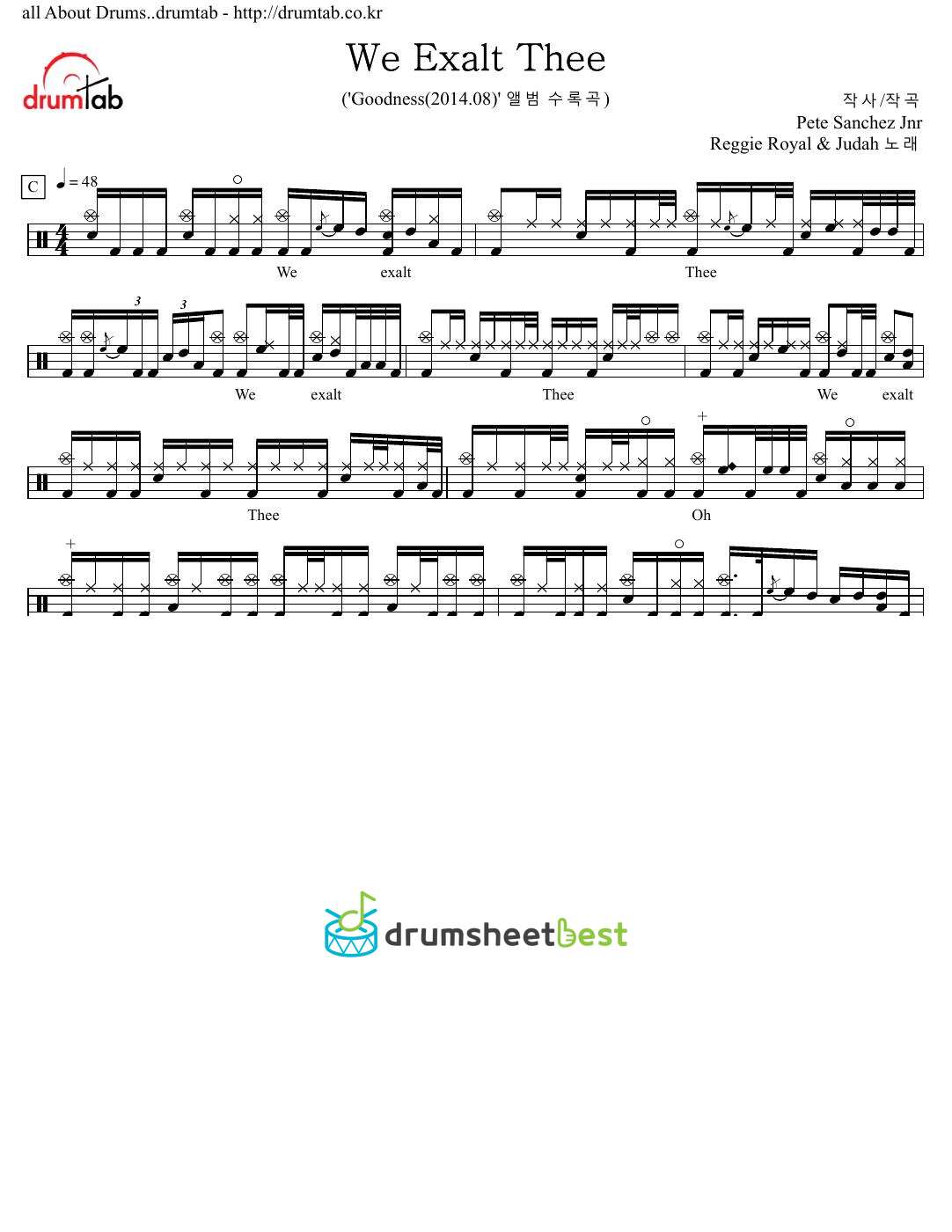 We Exalt Thee preview page 1