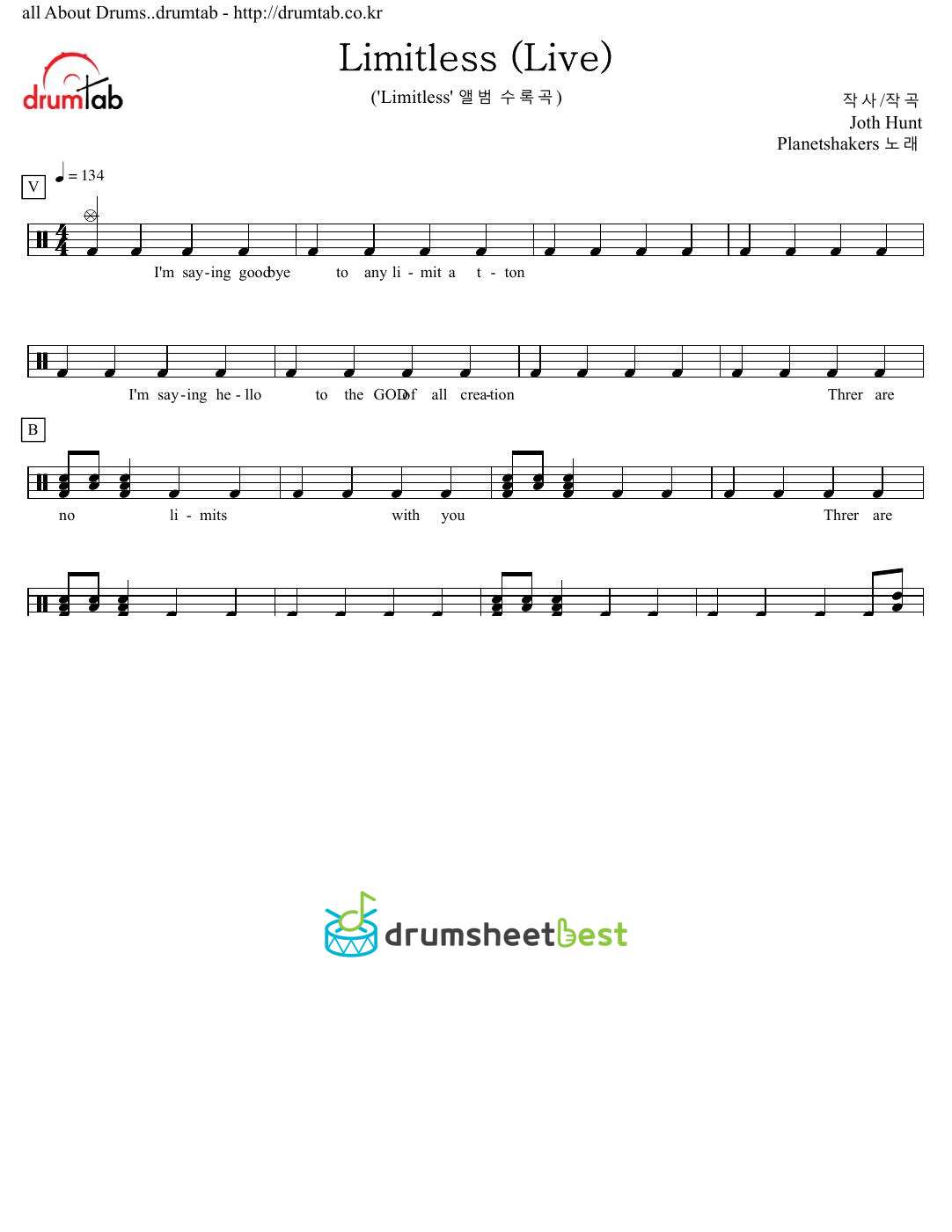 Limitless (Live) preview page 1