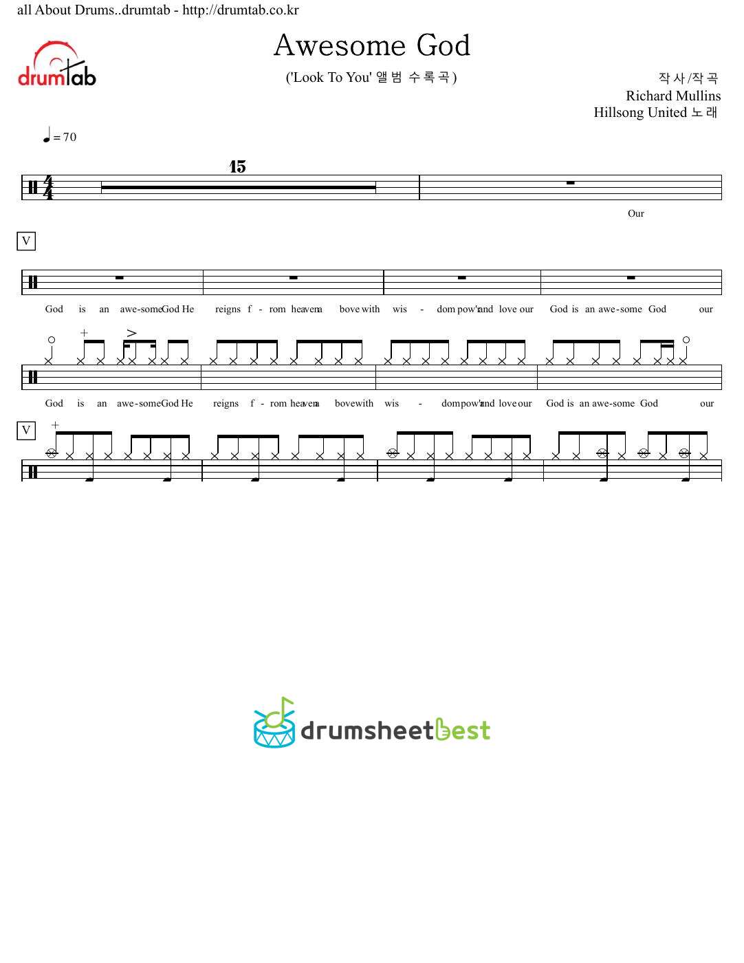 Awesome God preview page 1