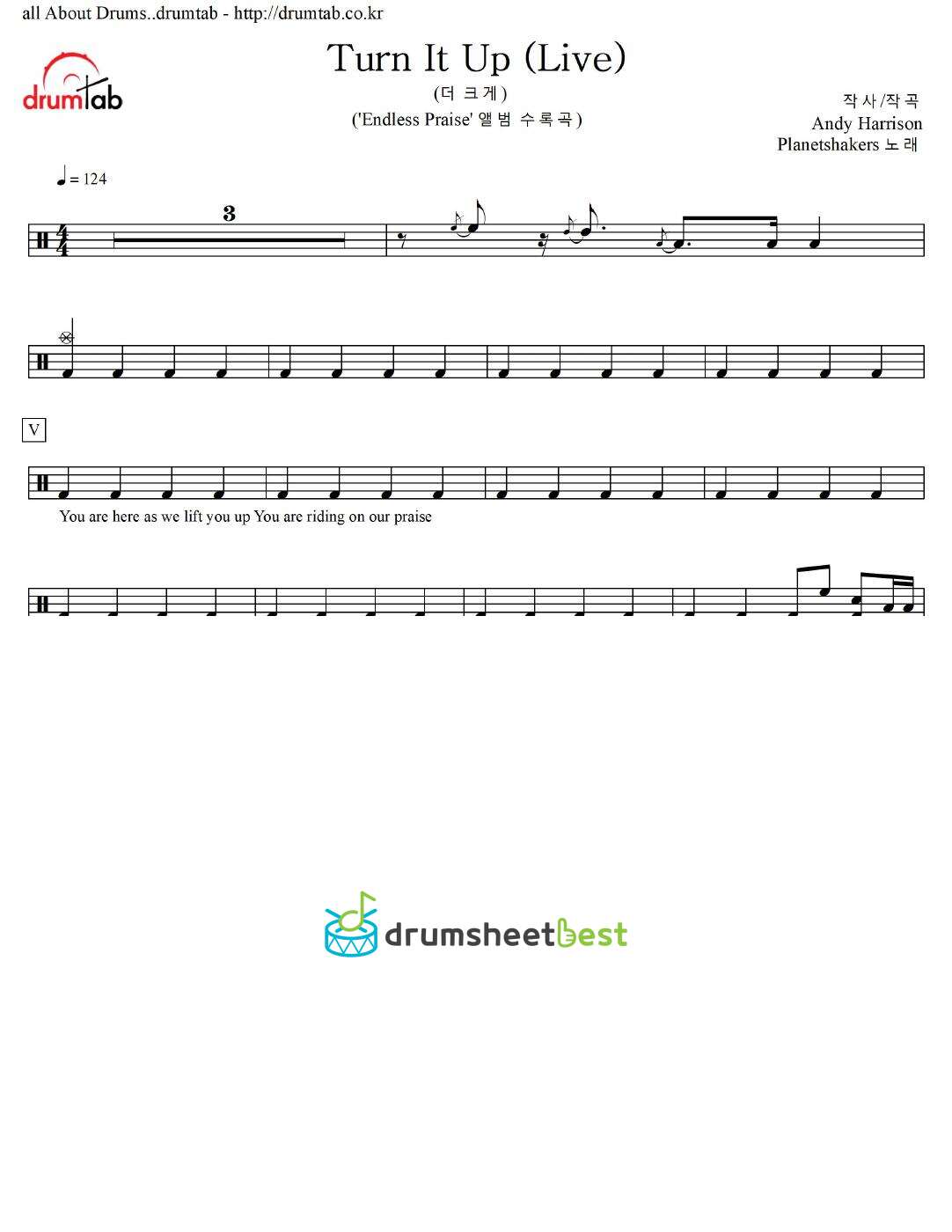 Turn It Up(더 크게) (Live) preview page 1