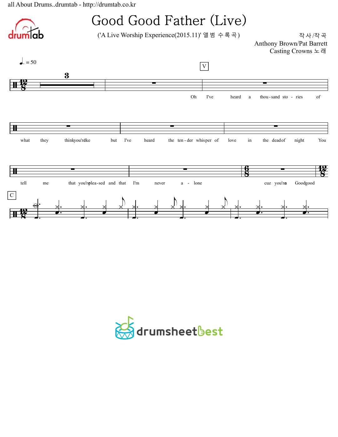 Good Good Father (Live) preview page 1