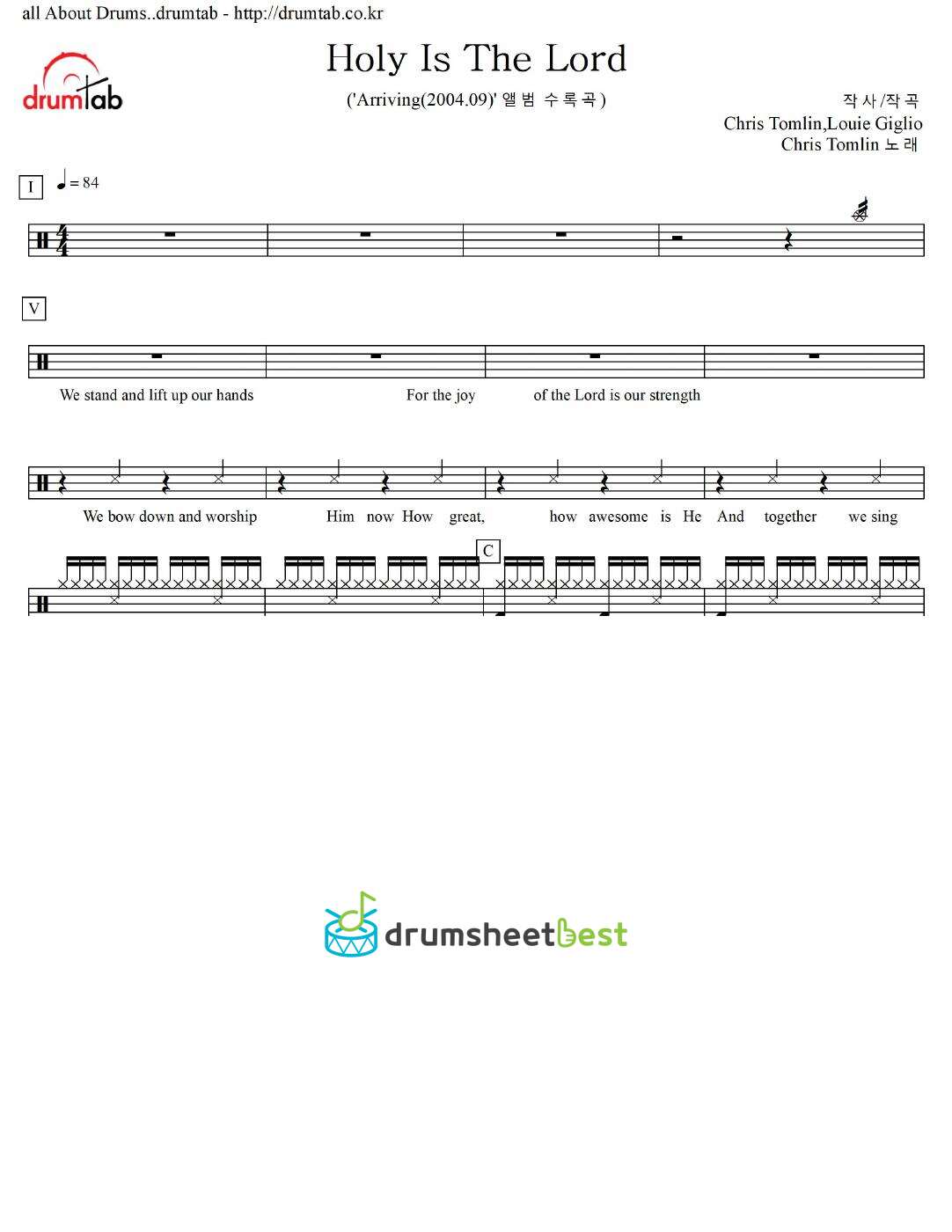 Holy Is The Lord preview page 1