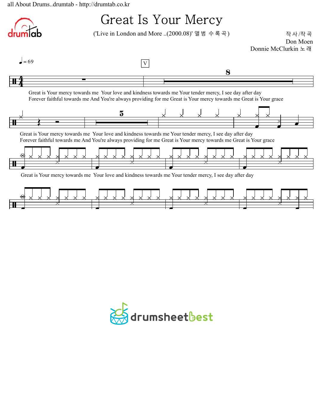 Great Is Your Mercy preview page 1