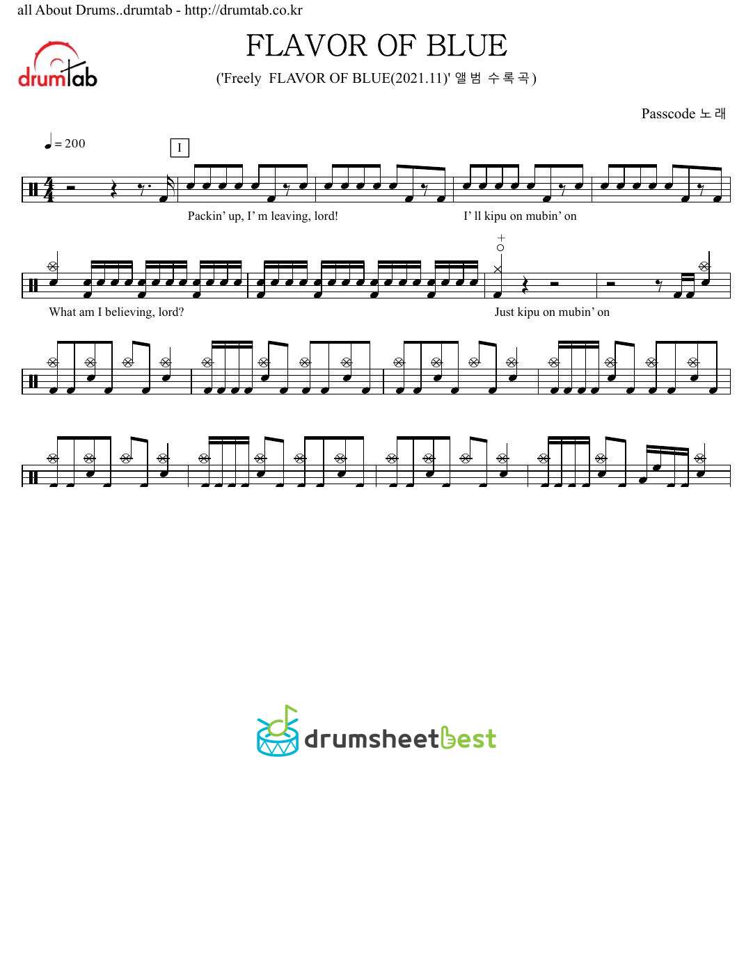 FLAVOR OF BLUE preview page 1