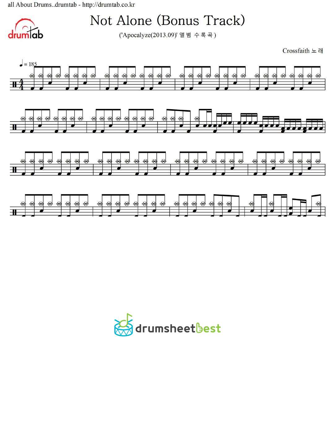 Not Alone (Bonus Track) preview page 1