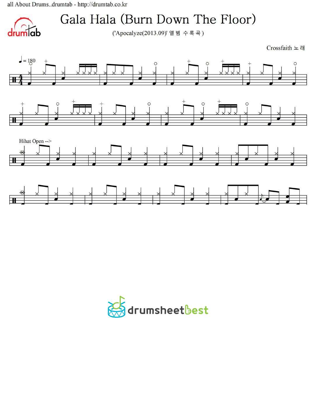 Gala Hala (Burn Down The Floor) preview page 1