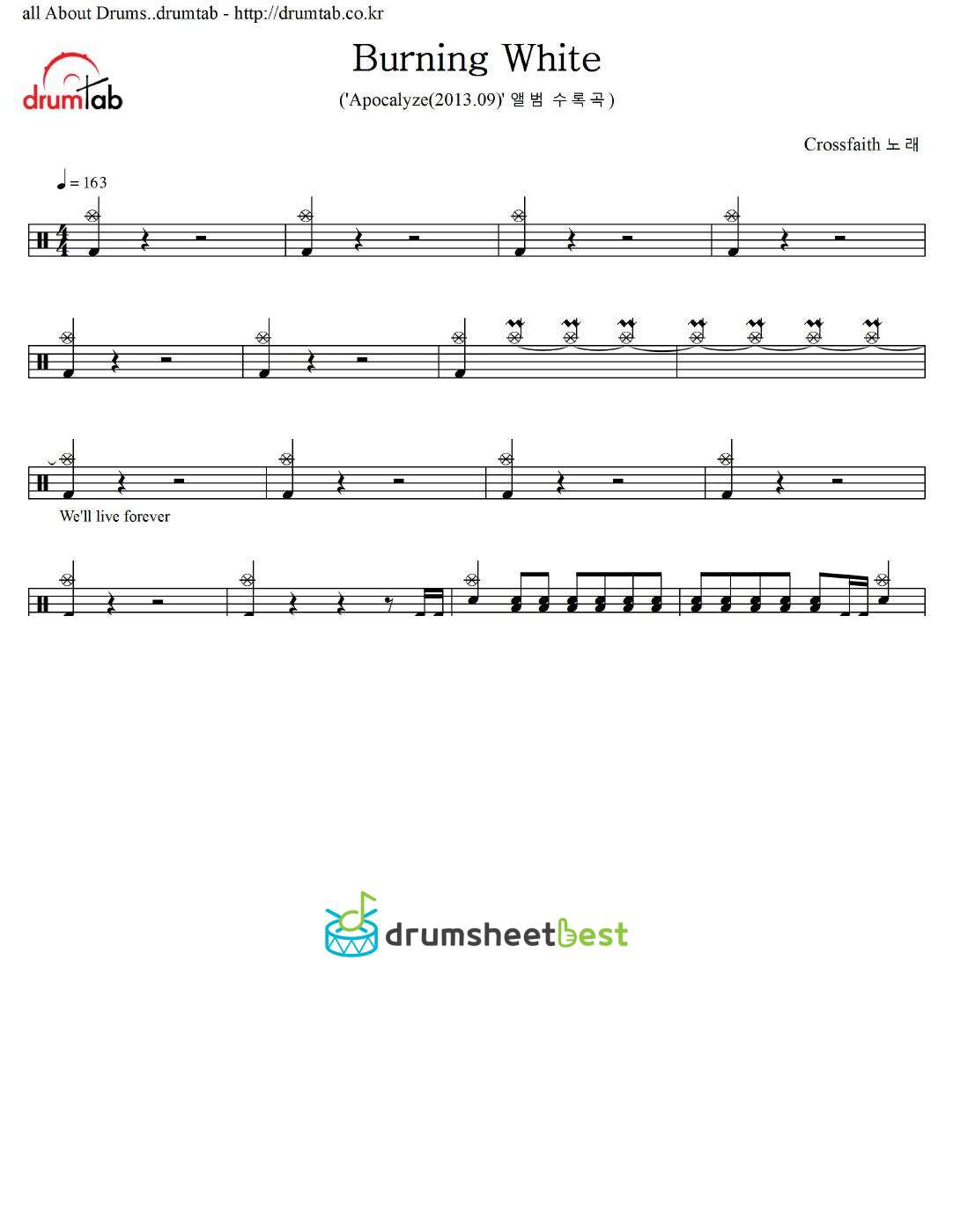 Burning White preview page 1