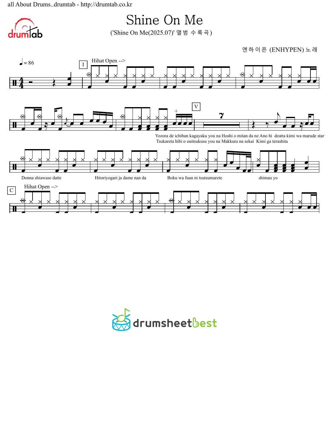 Shine On Me preview page 1