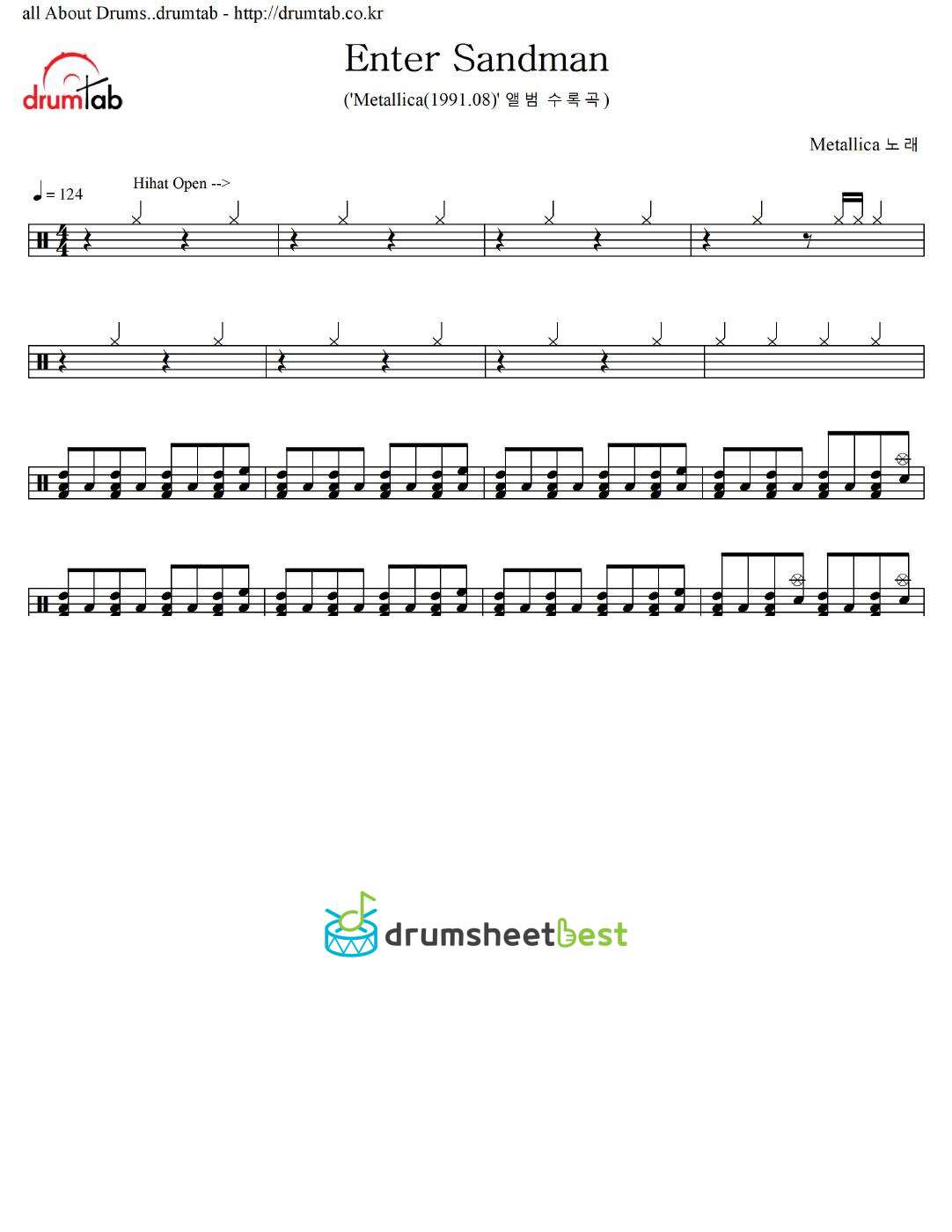 Enter Sandman preview page 1