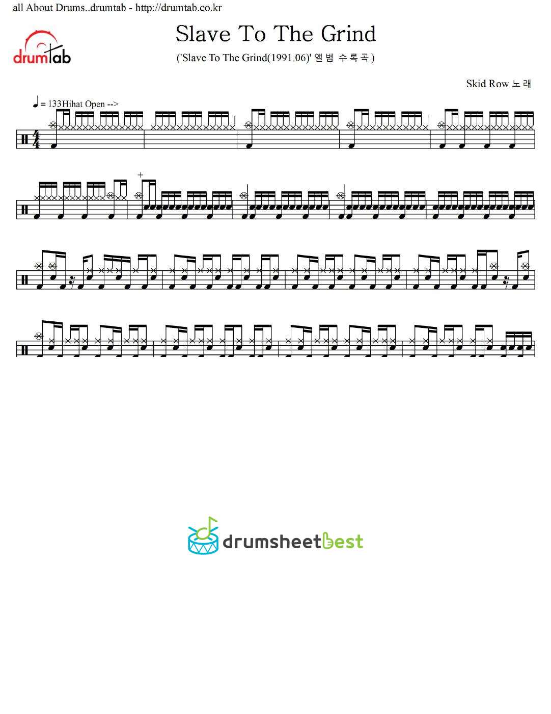 Slave To The Grind preview page 1