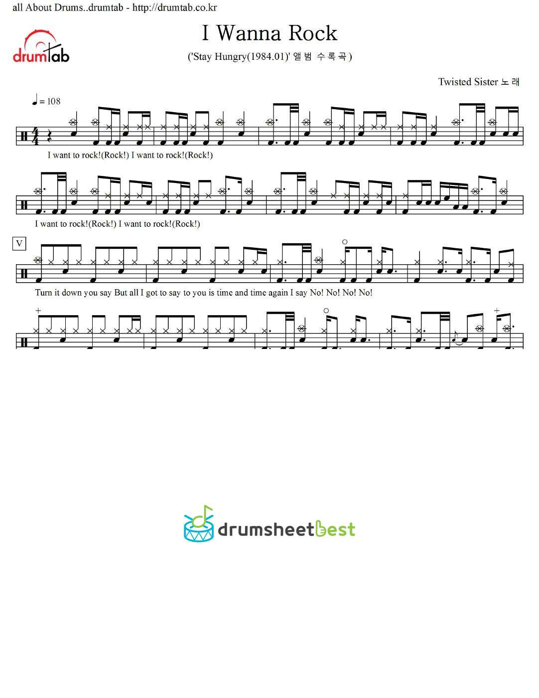 I Wanna Rock preview page 1