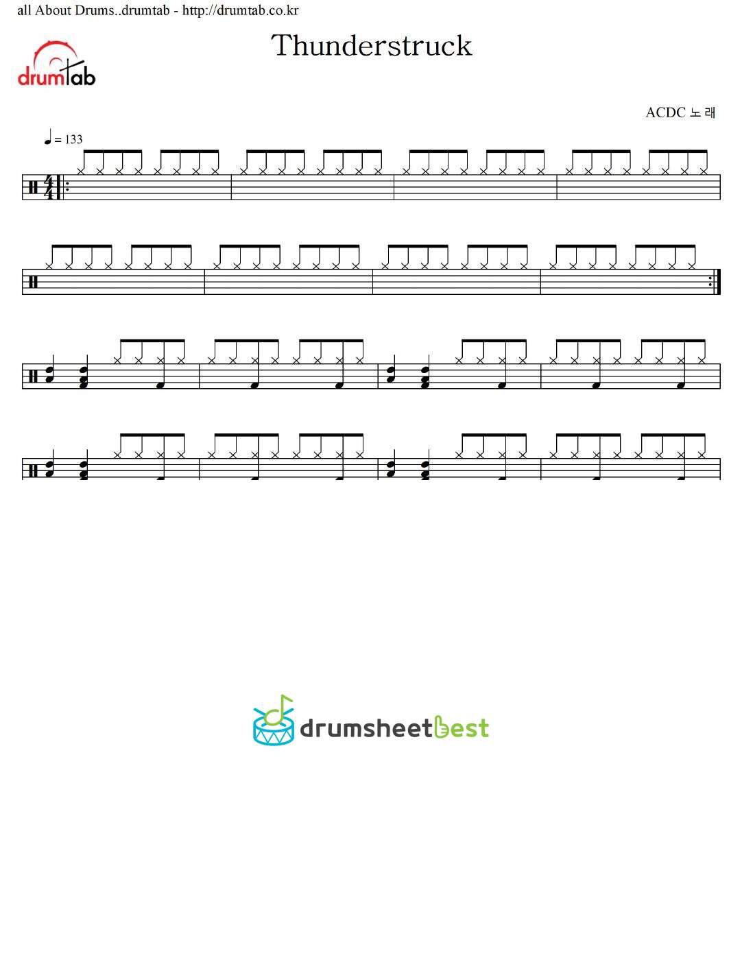 Thunderstruck preview page 1