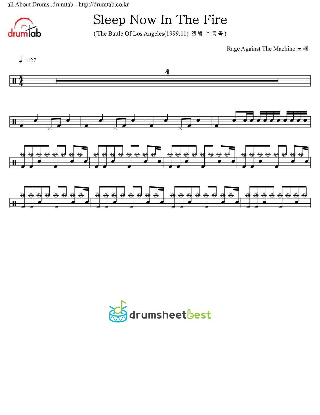 Sleep Now In The Fire preview page 1