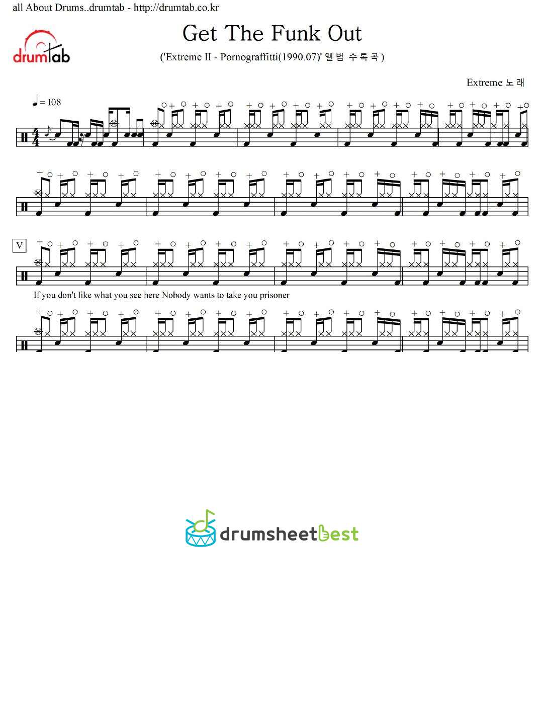 Get The Funk Out preview page 1