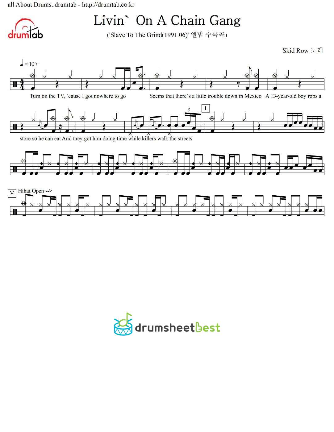 Livin' On A Chain Gang preview page 1