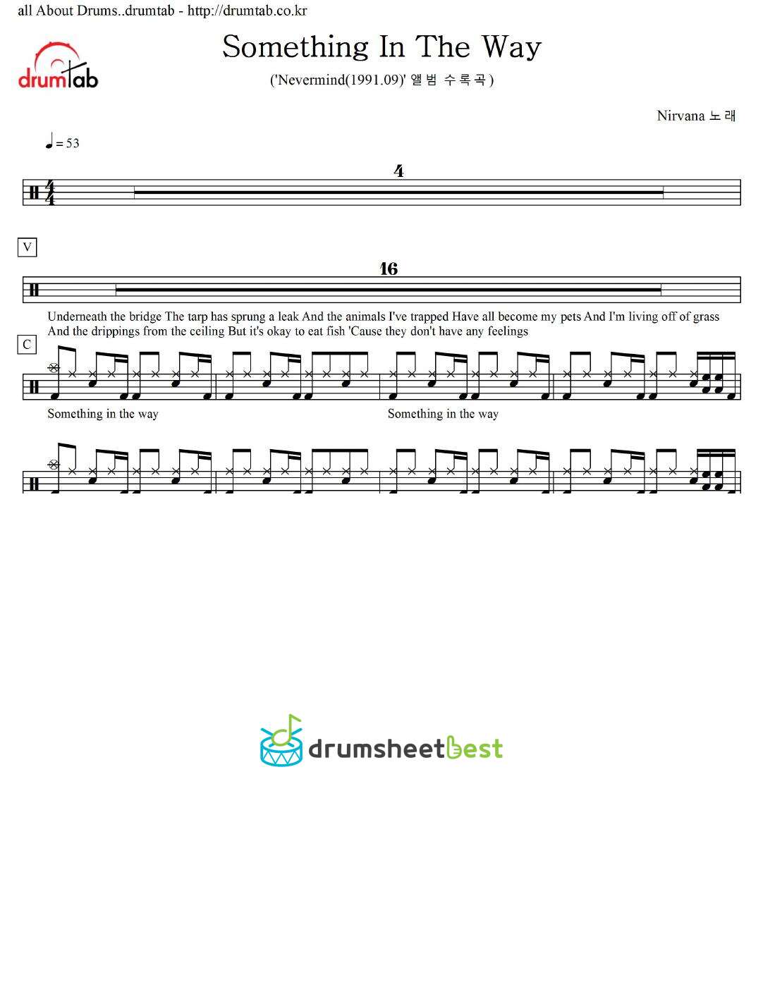 Something In The Way preview page 1