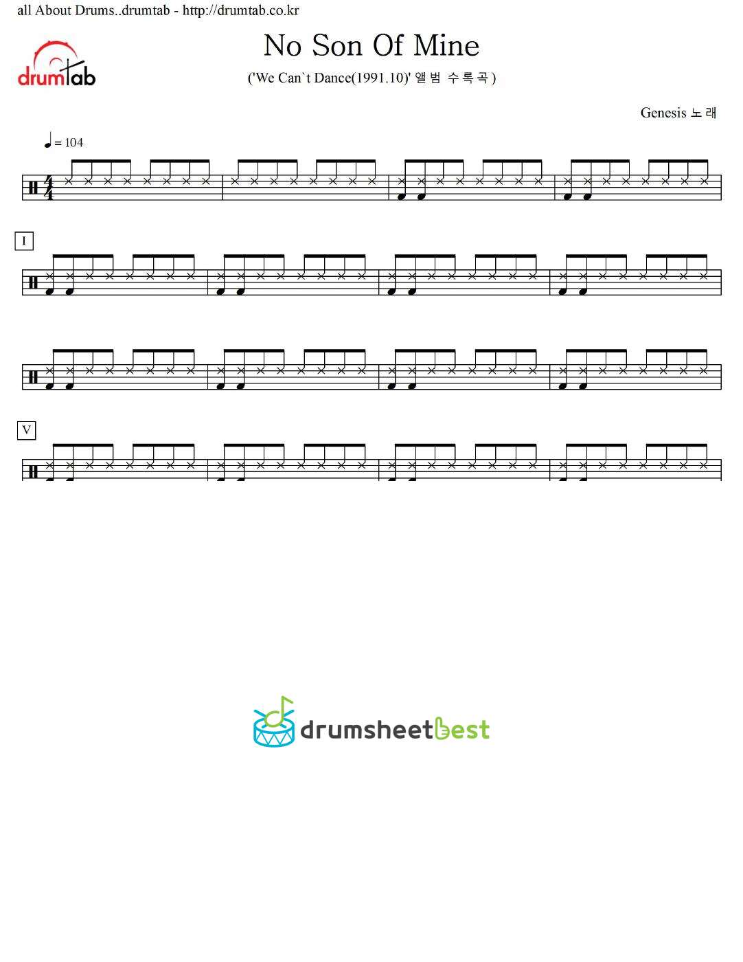 No Son Of Mine preview page 1