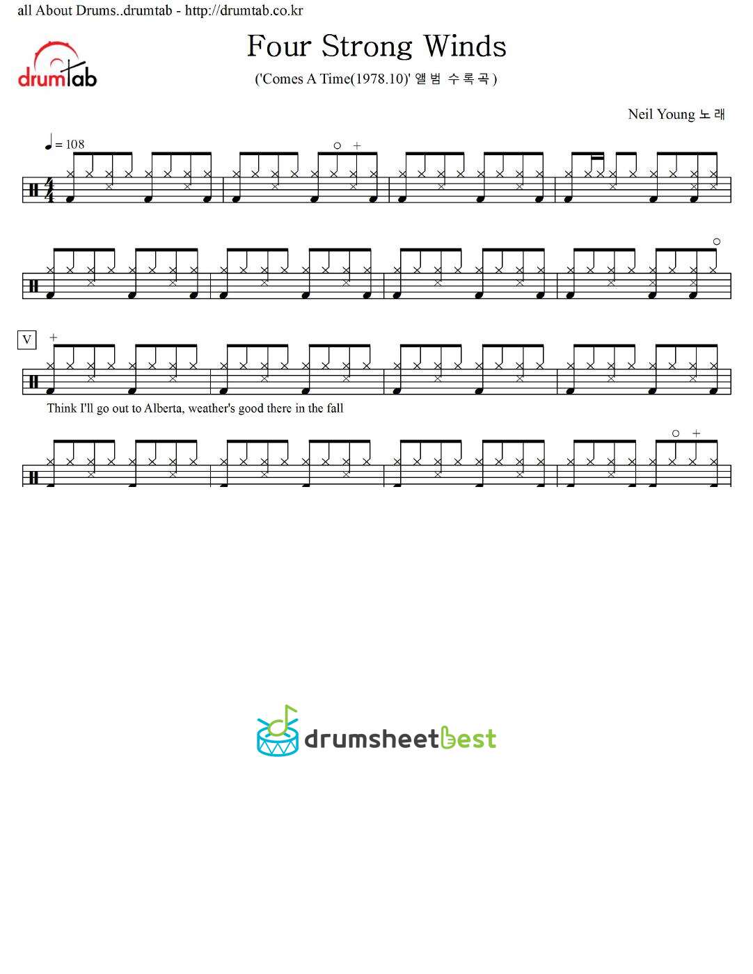 Four Strong Winds preview page 1