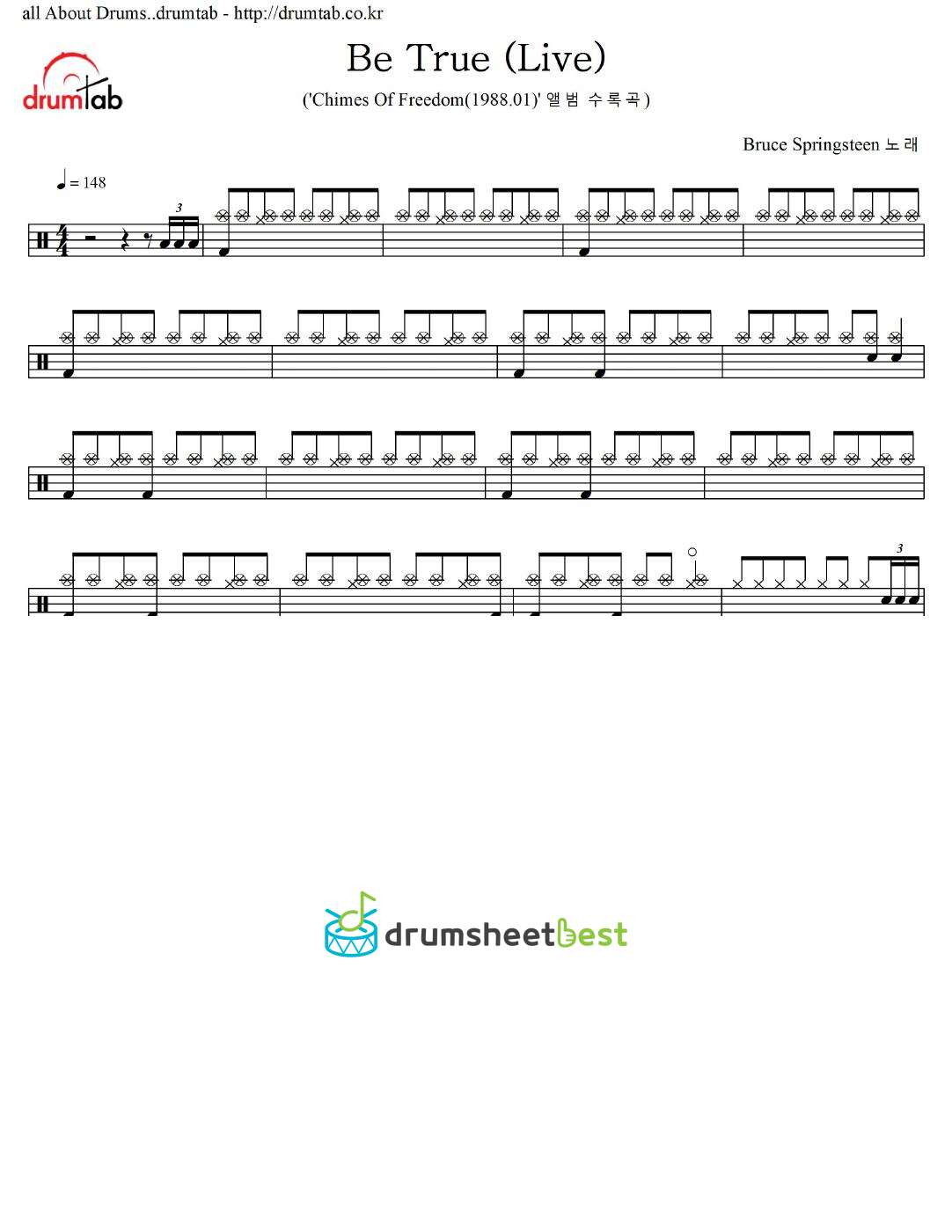 Be True (Live) preview page 1