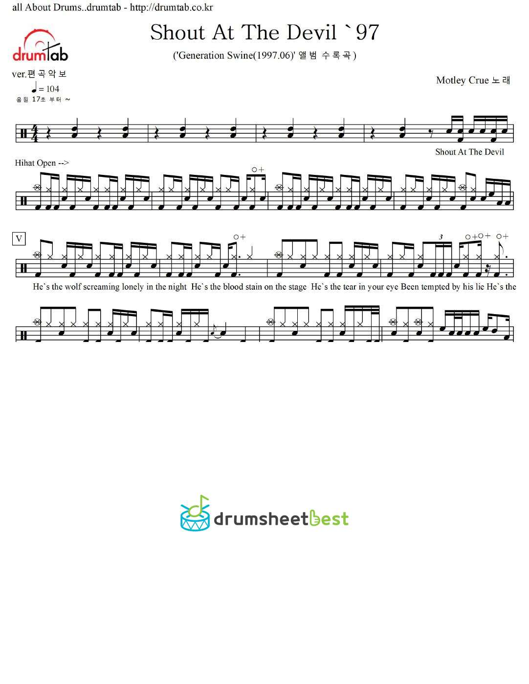 Shout At The Devil '97 preview page 1