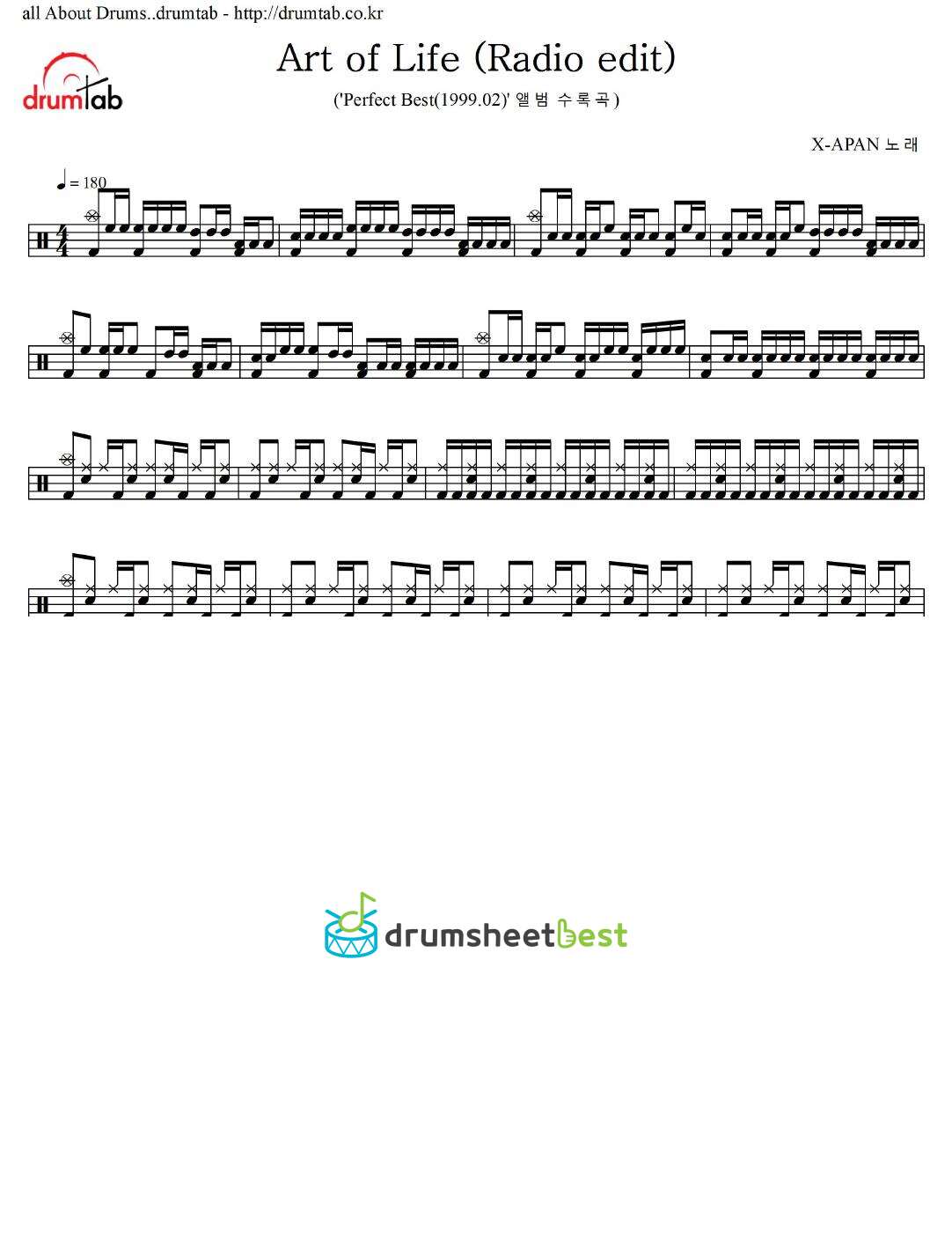 Art of Life (Radio edit) preview page 1