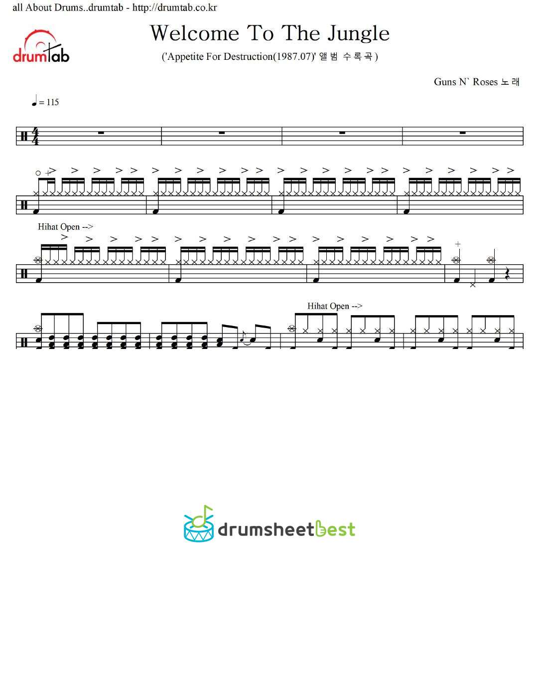 Welcome To The Jungle preview page 1