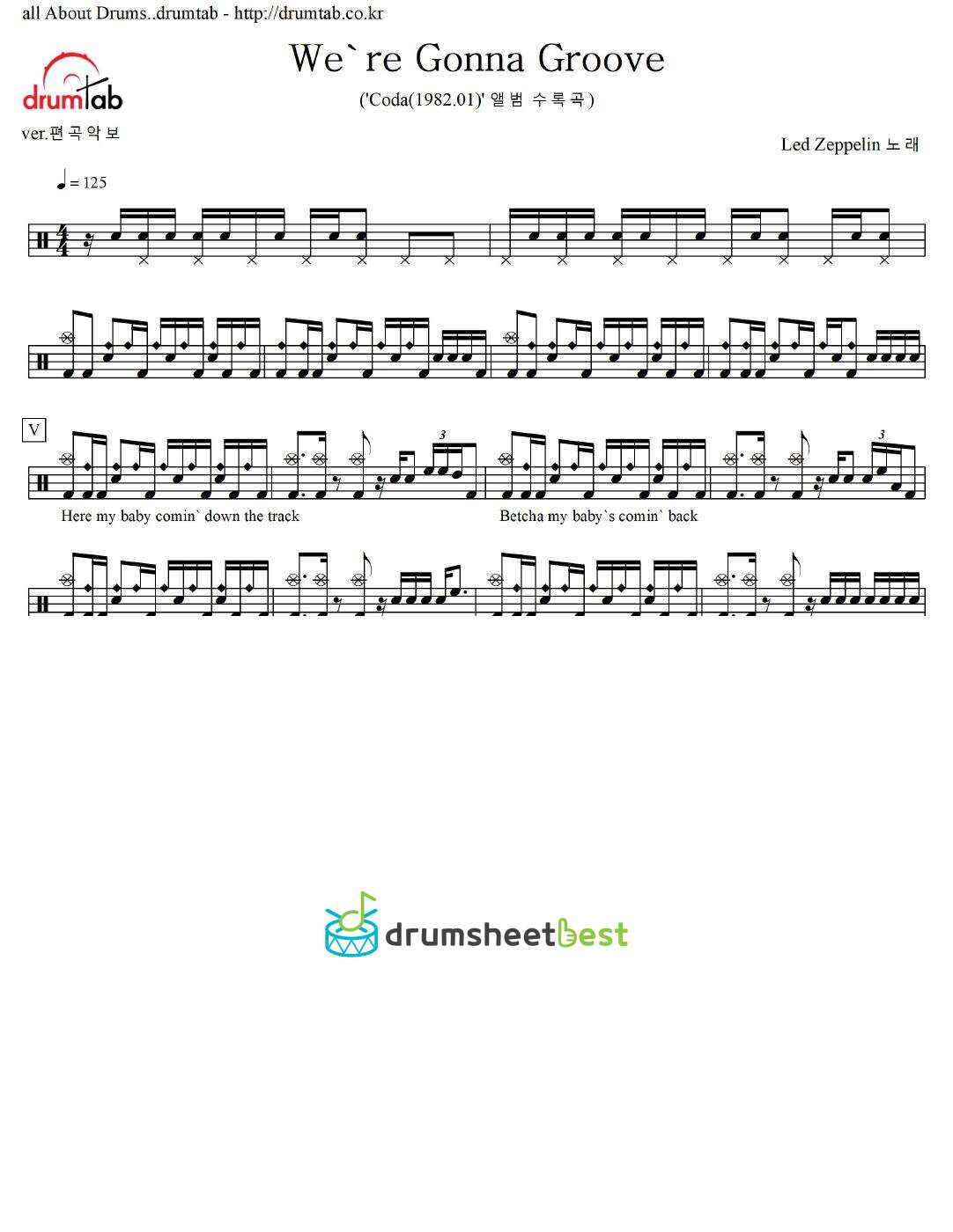 We're Gonna Groove preview page 1