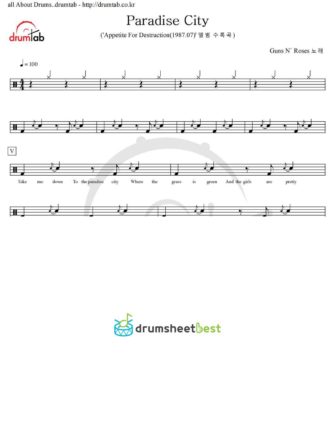 Paradise City preview page 1