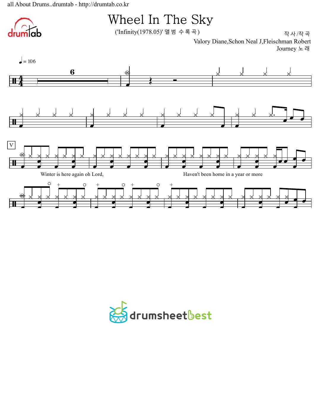 Wheel In The Sky preview page 1