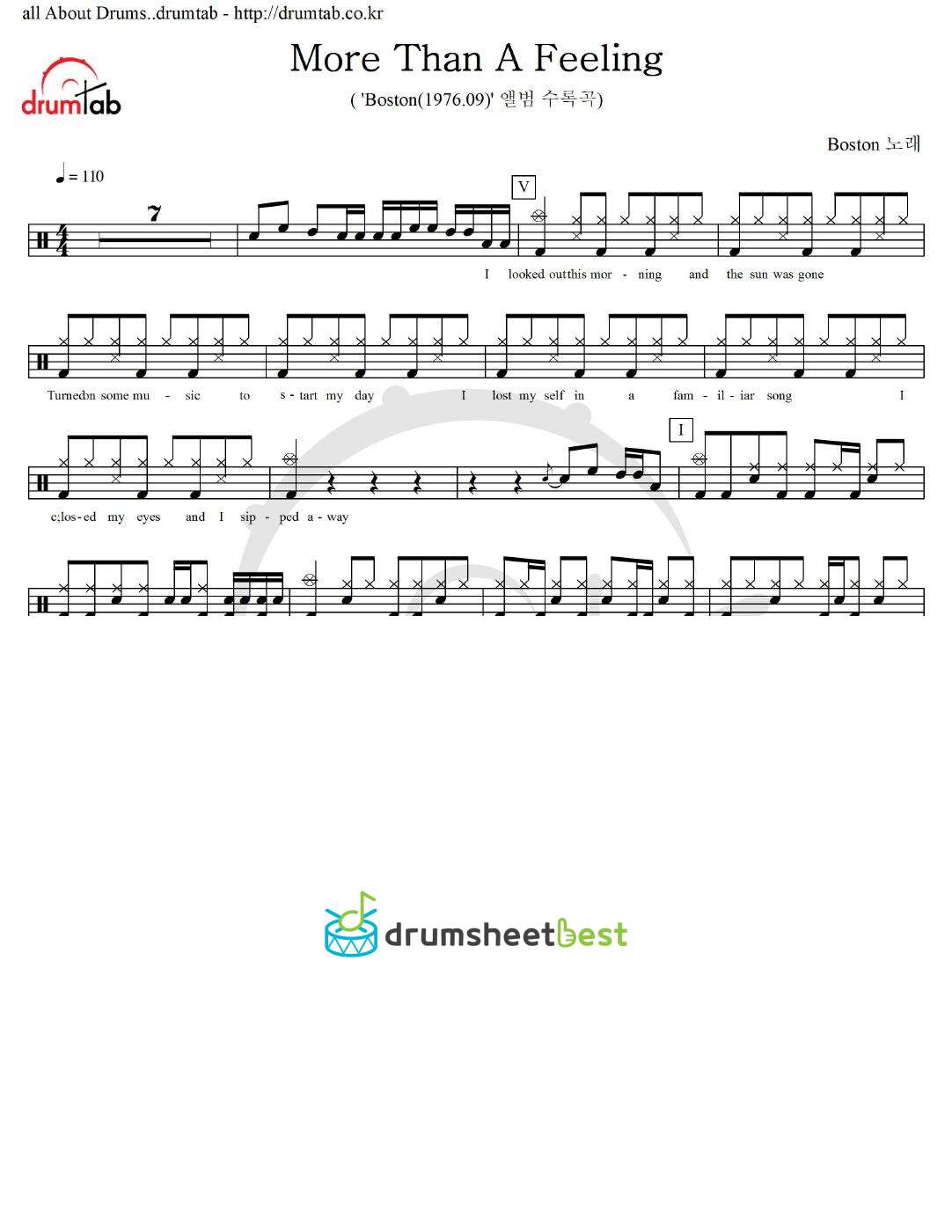 More Than A Feeling preview page 1