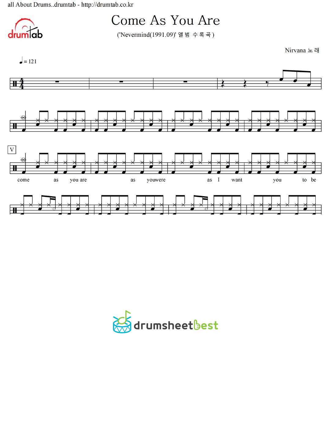 Come As You Are preview page 1