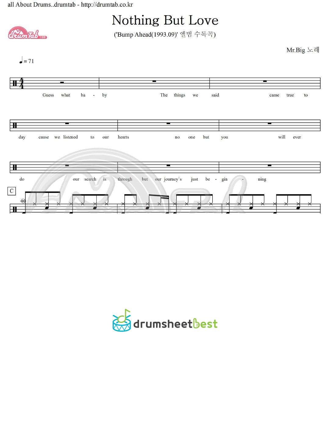 Nothing But Love preview page 1