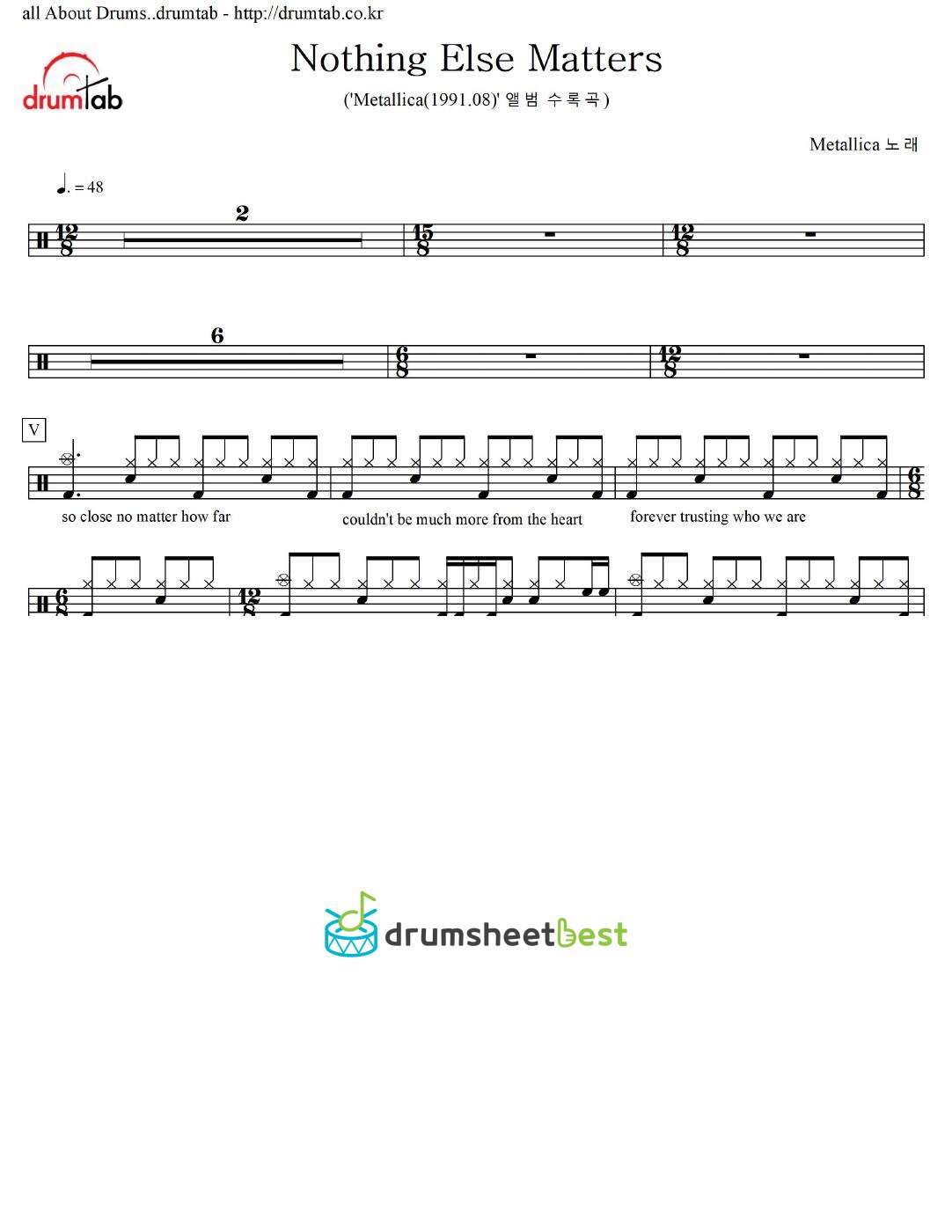 Nothing Else Matters preview page 1