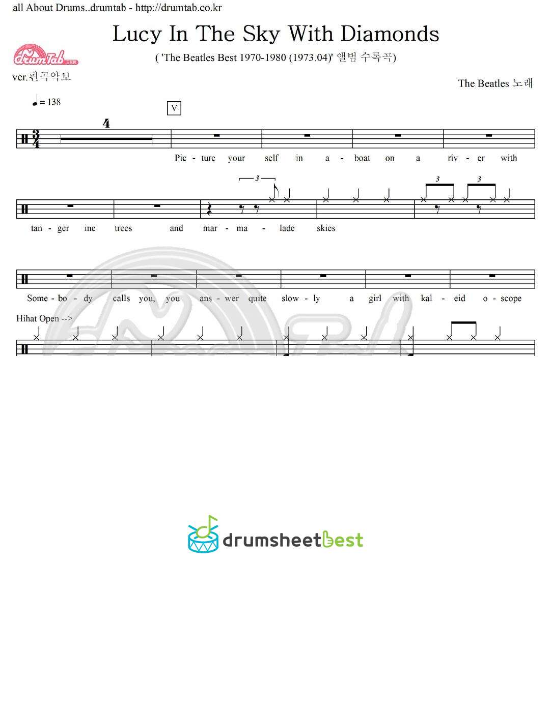 Lucy In The Sky With Diamonds preview page 1