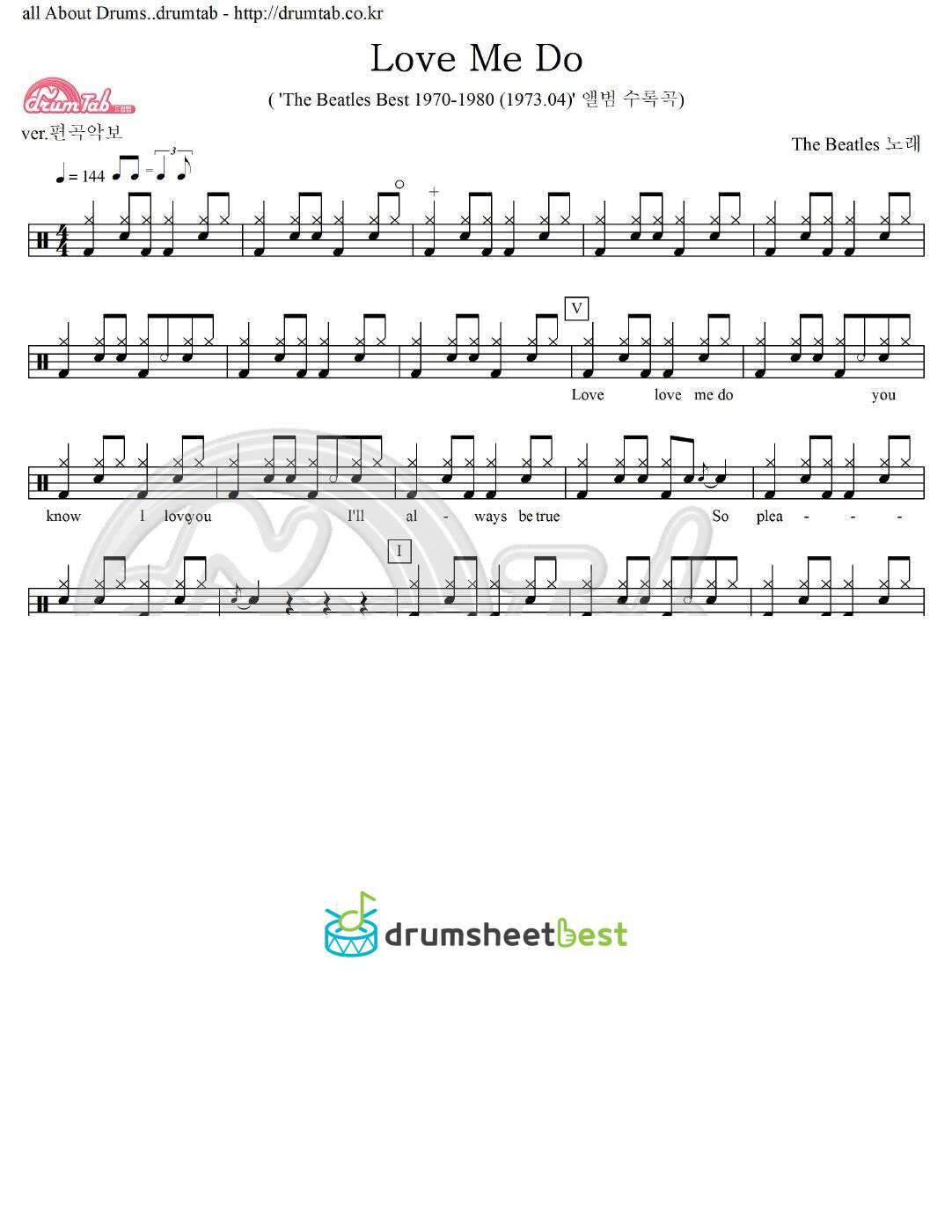 Love Me Do preview page 1