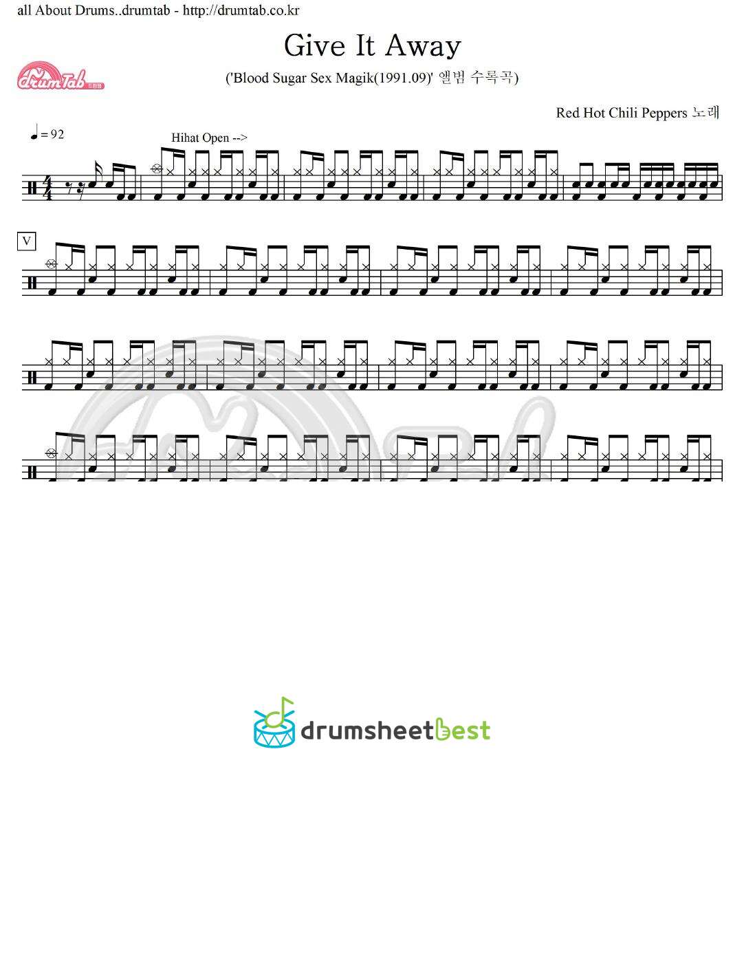 Give It Away preview page 1