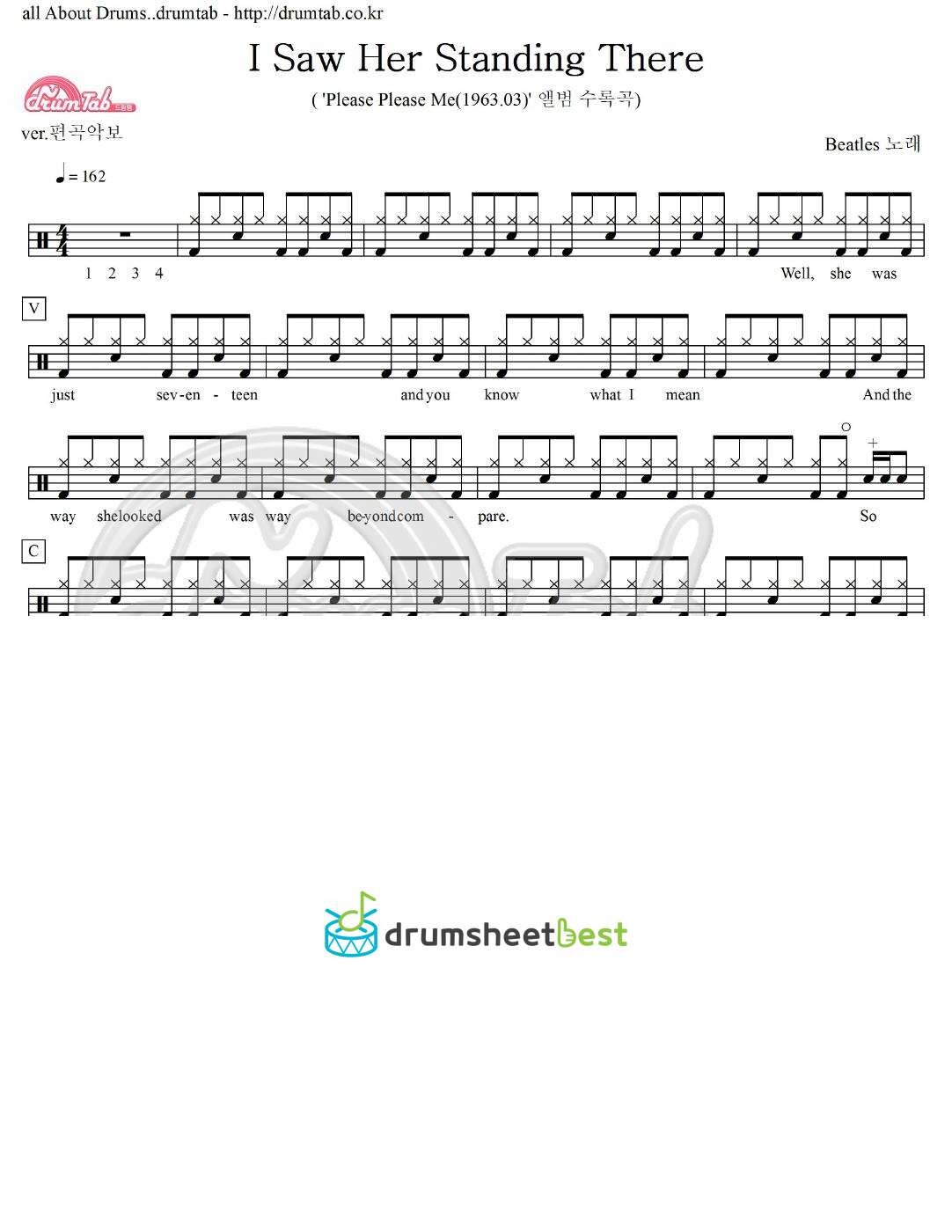 I Saw Her Standing There preview page 1