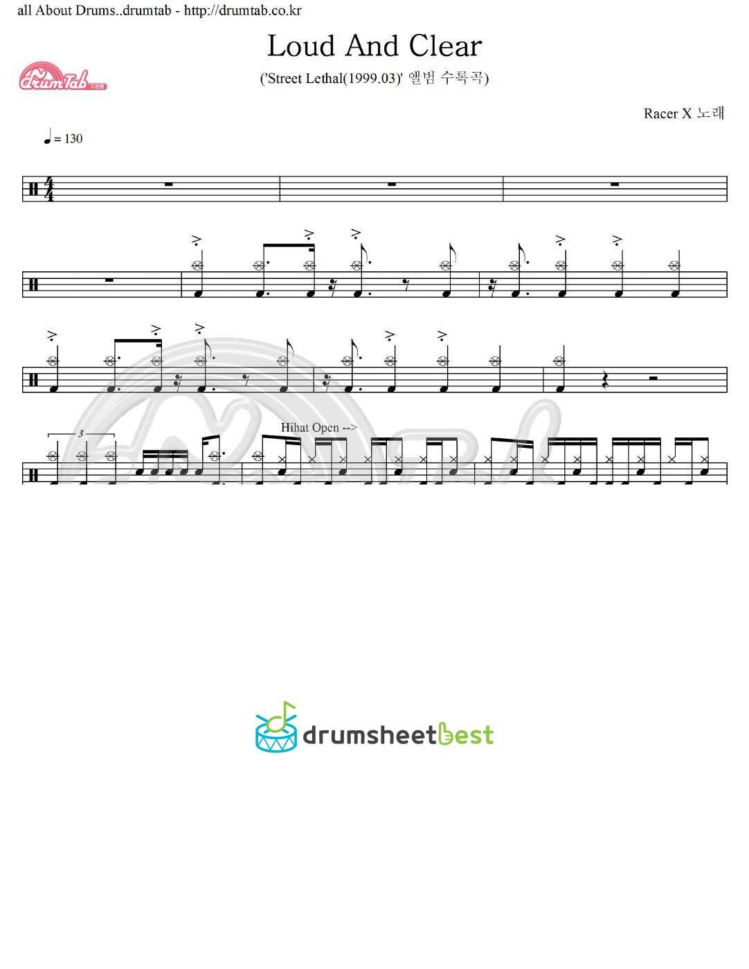 Loud And Clear preview page 1