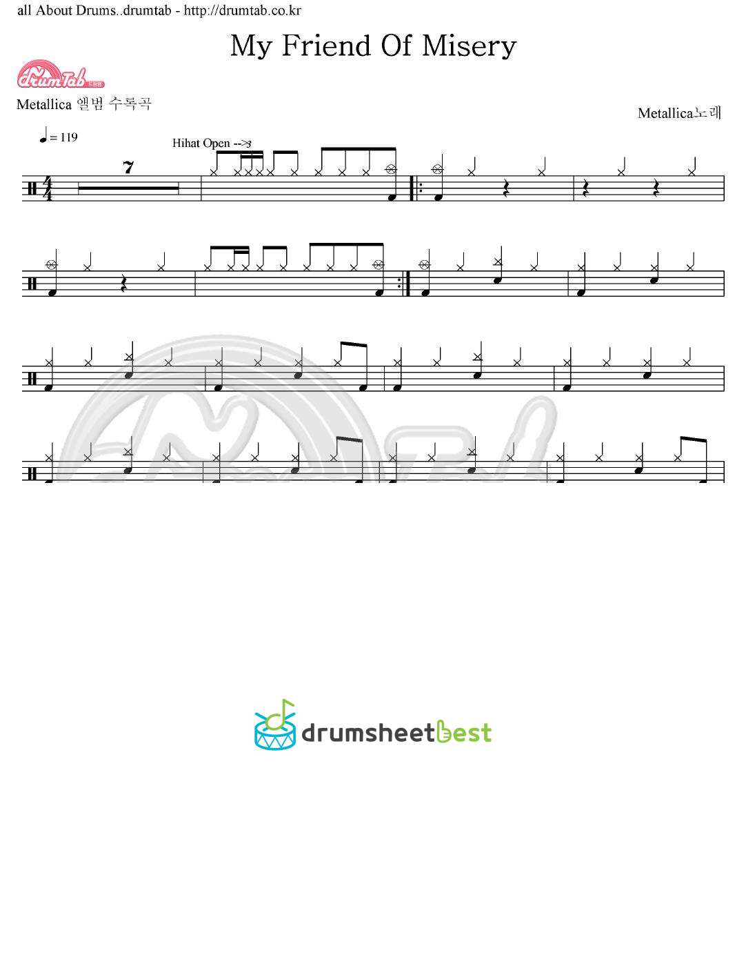 My Friend Of Misery preview page 1