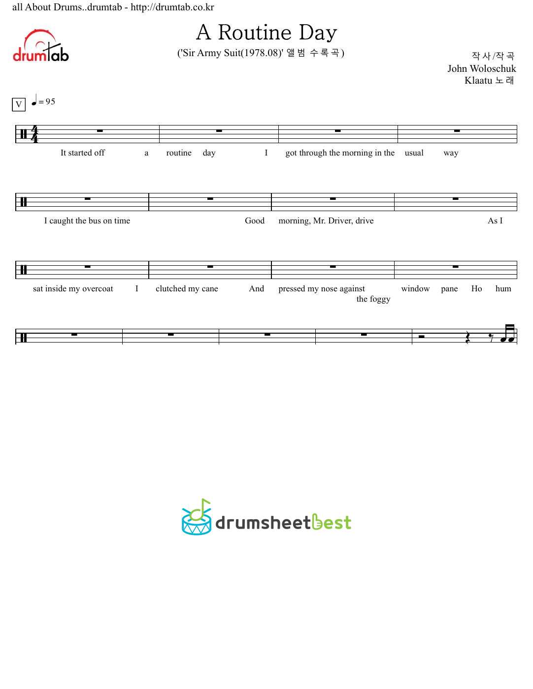 A Routine Day preview page 1