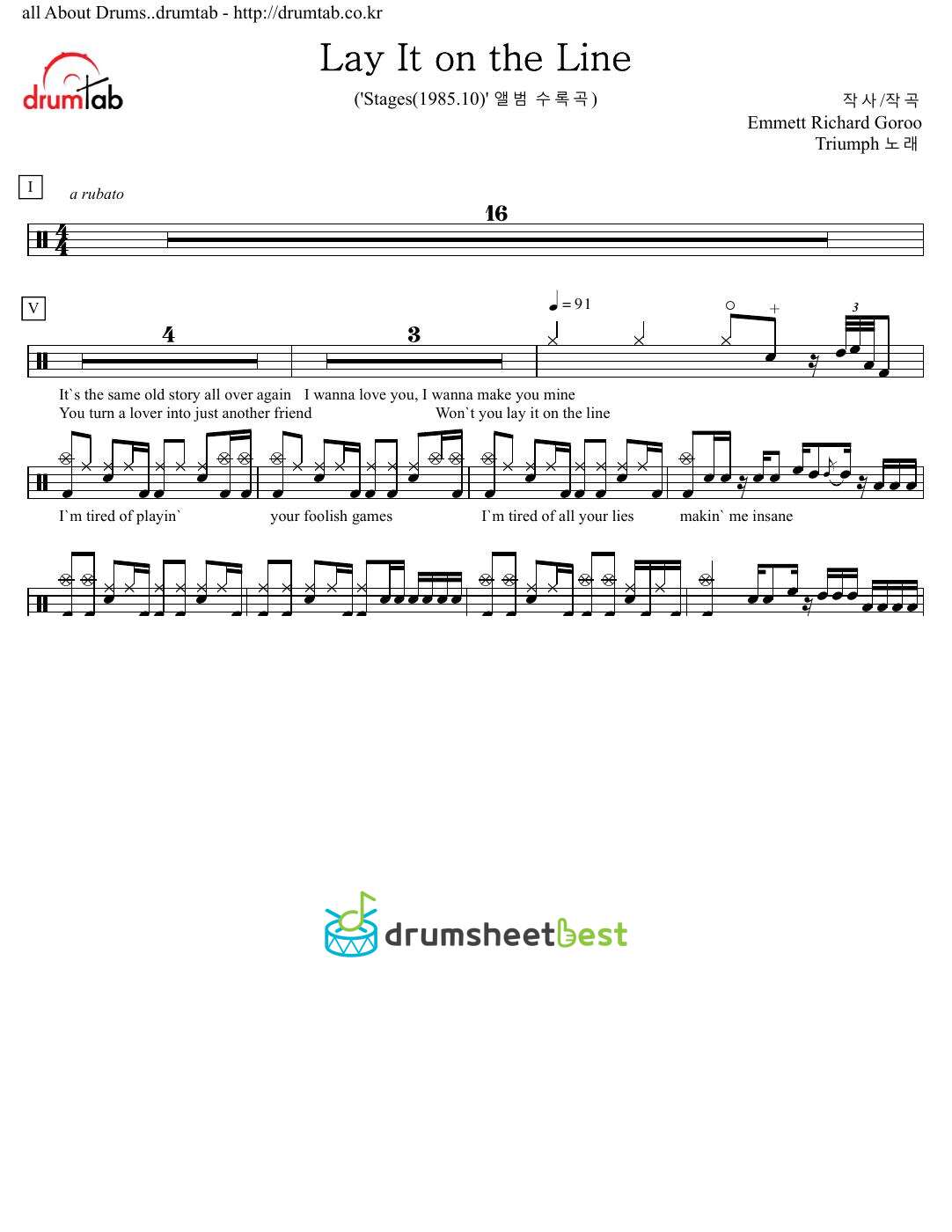 Lay It on the Line preview page 1