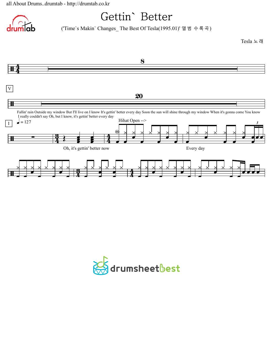 Gettin' Better preview page 1